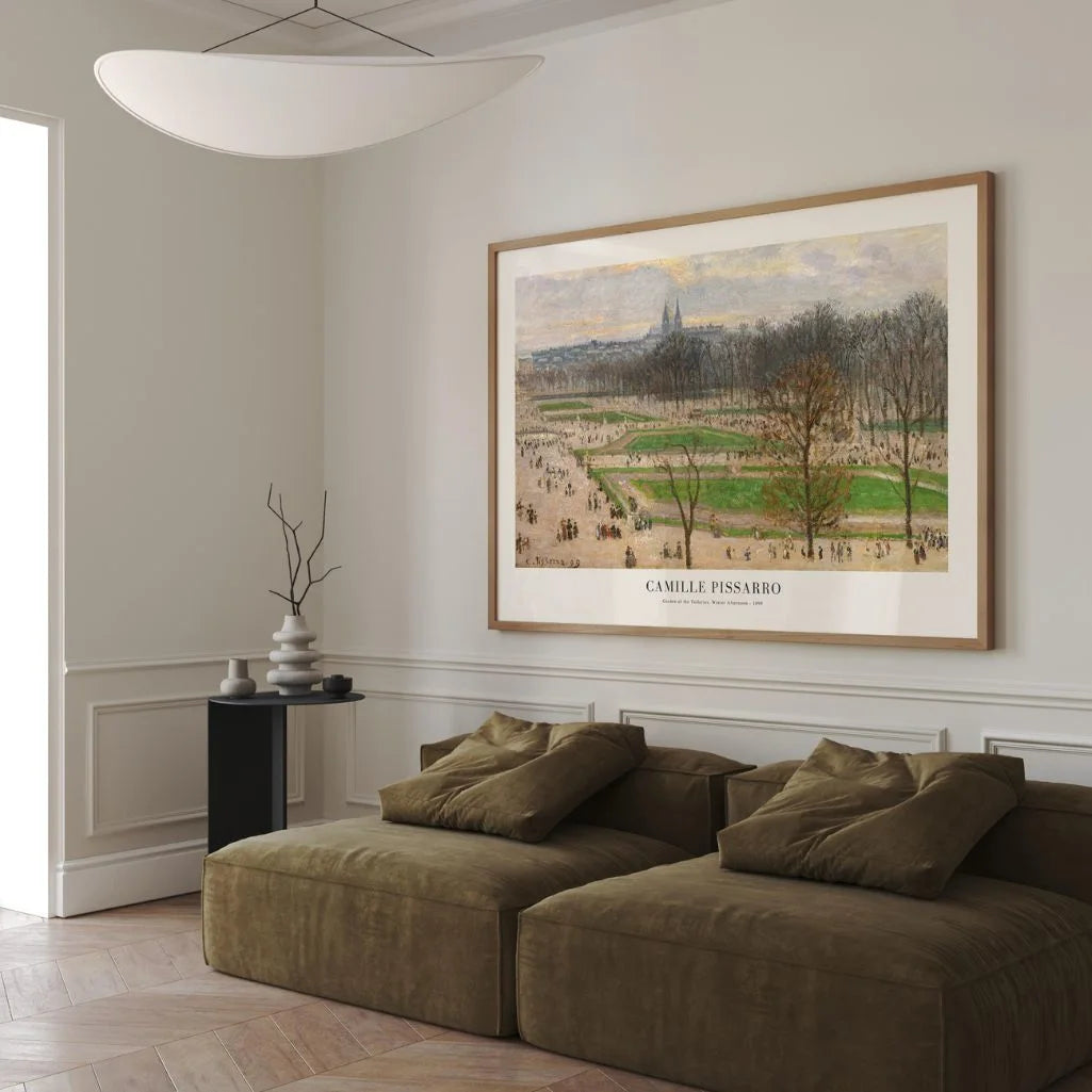 Pissarro Tuileries Garden Winter Poster