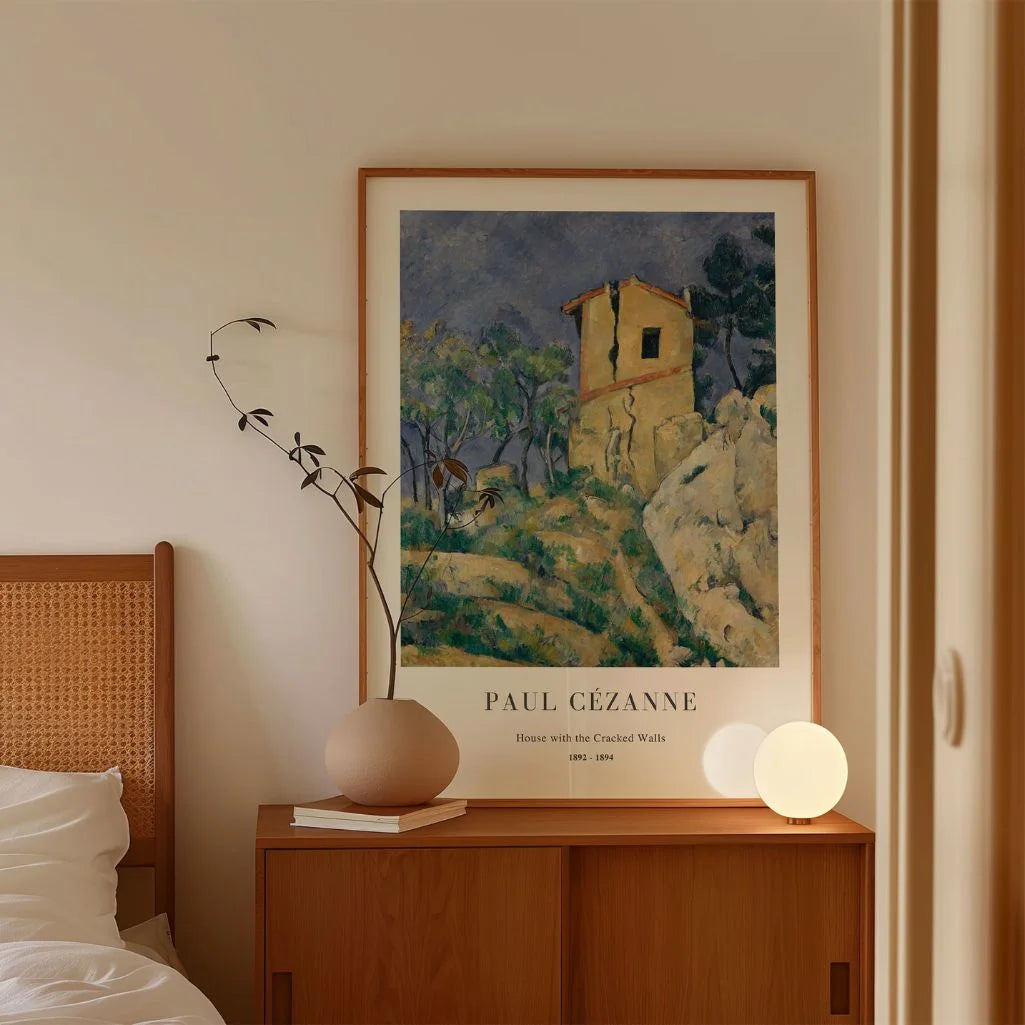 Paul Cézanne House with the Cracked Walls Poster