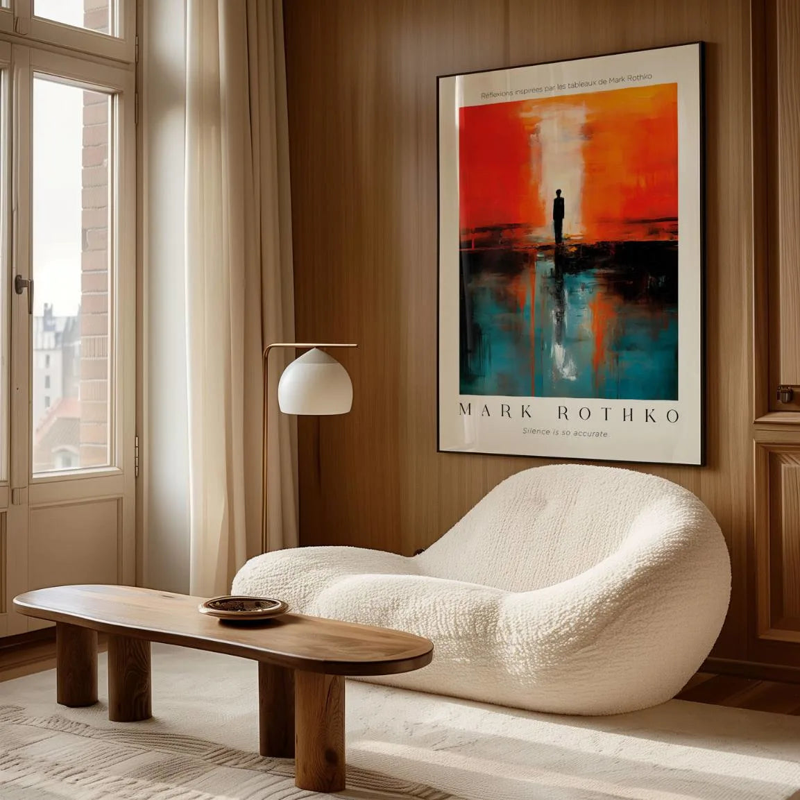 Rothko-Inspired Silence of Color Poster