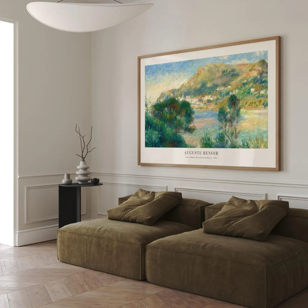 Auguste Renoir View of Menton Poster