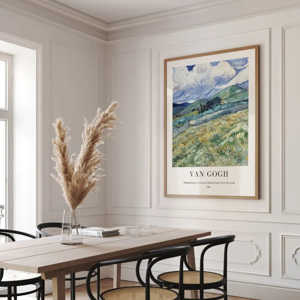 Vincent van Gogh Saint-Paul Mountain Landscape Poster