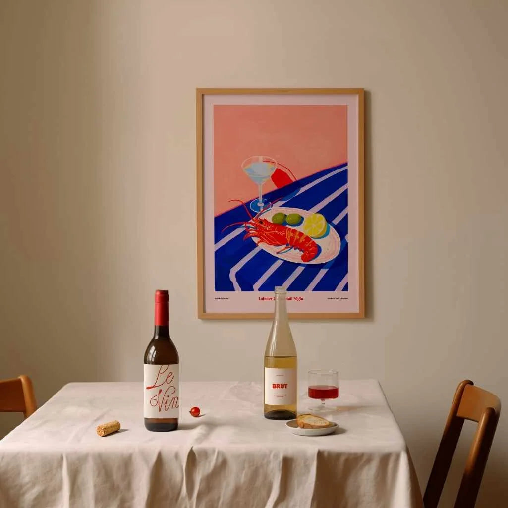 Lobster & Cocktail Night Poster