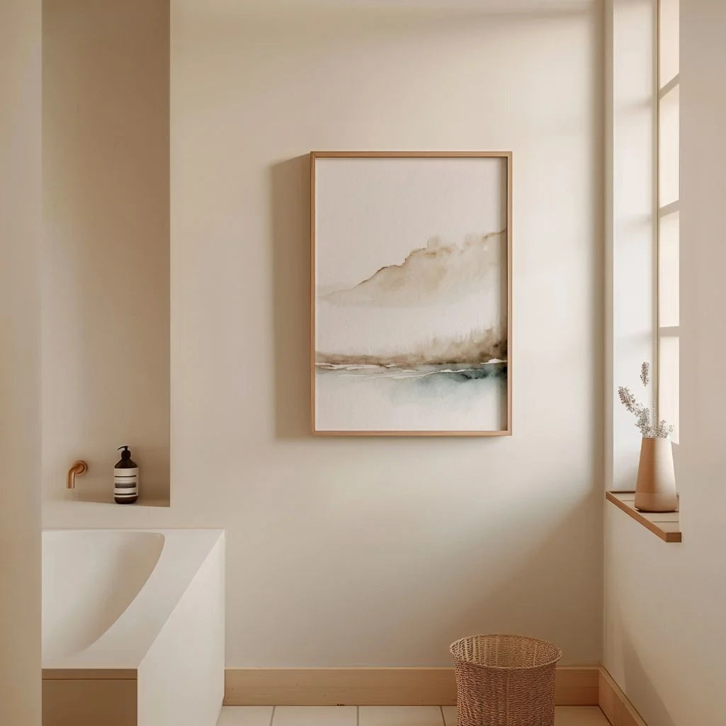 Misty Watercolour Space Poster