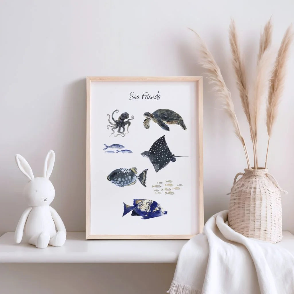 Sea Friends Poster