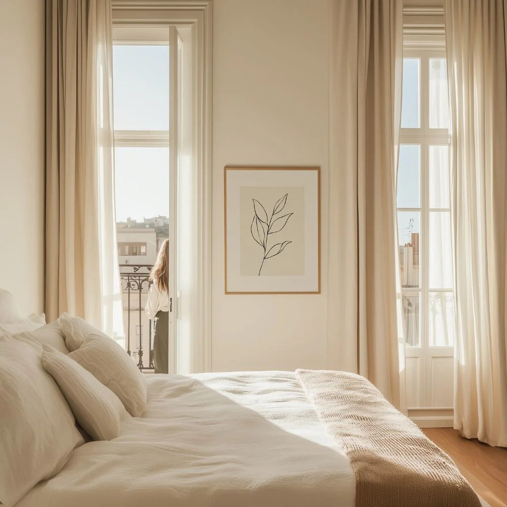 Minimalist Botanical Line Art II Poster