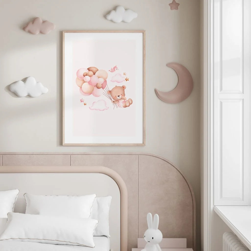 Bear In The Clouds Poster