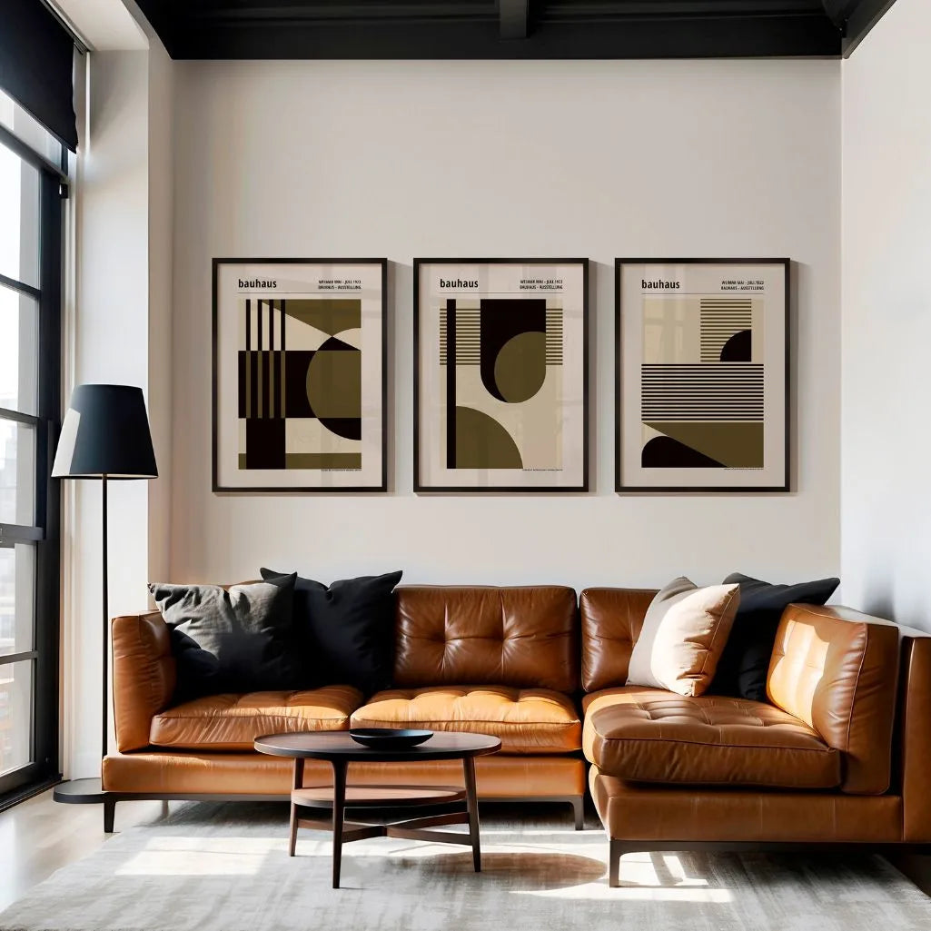 Weimar Rhythm Bauhaus Poster Set of 3