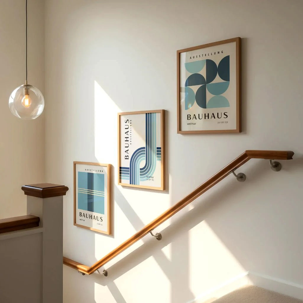 Bauhaus Weimar Rhythm Poster Set of 3