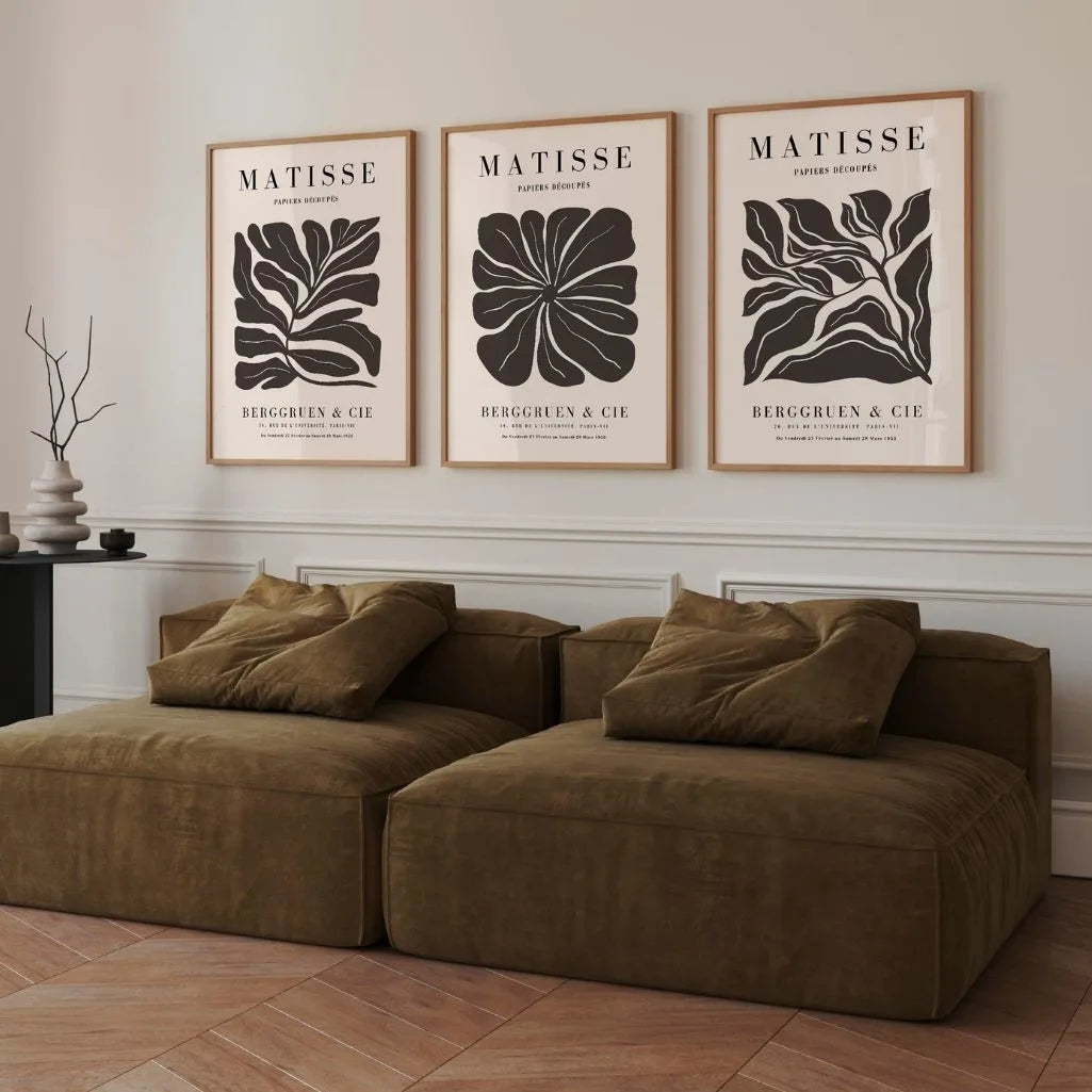 Henri Matisse Botanical Abstraction – Set of 3 Posters