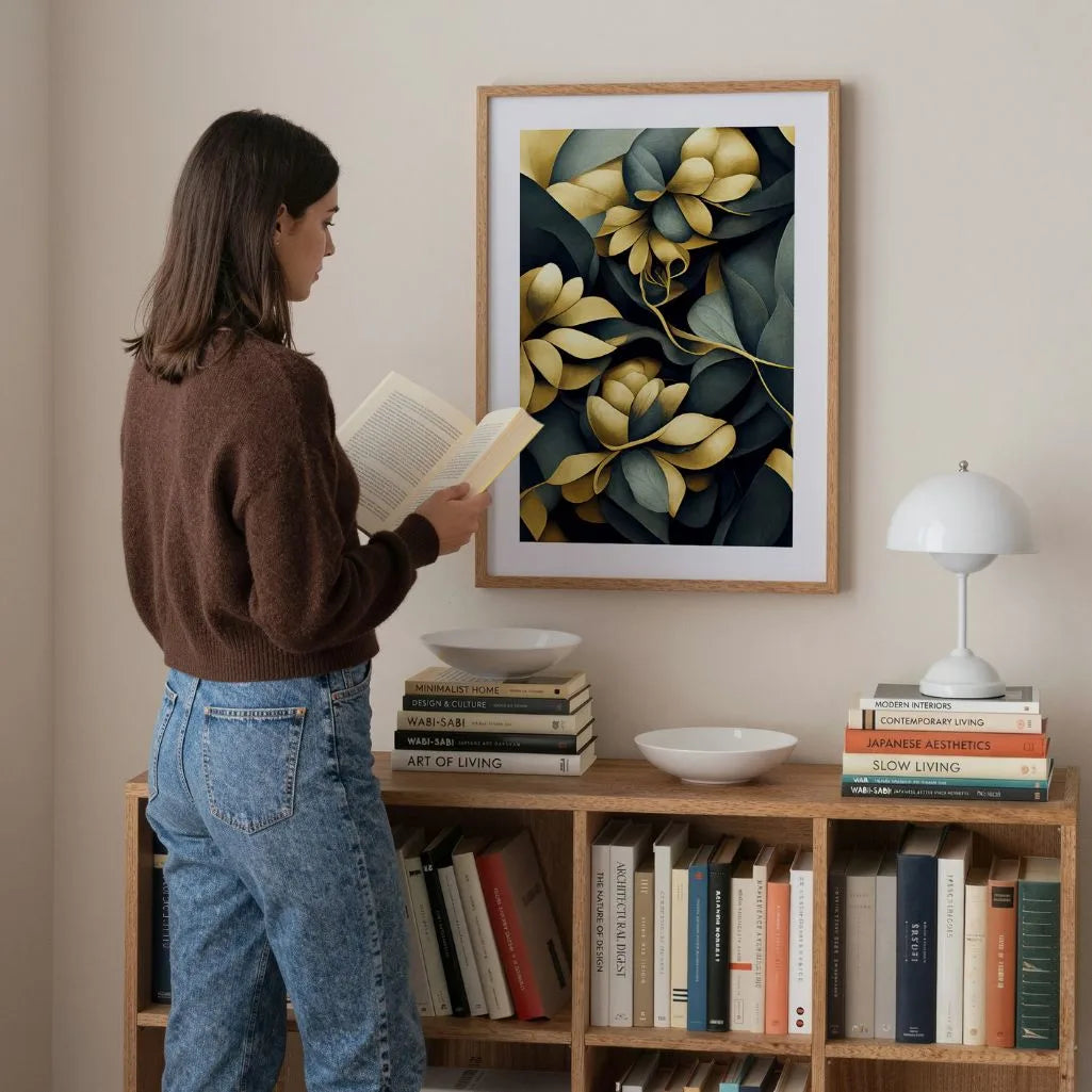 Golden Leaves Poster