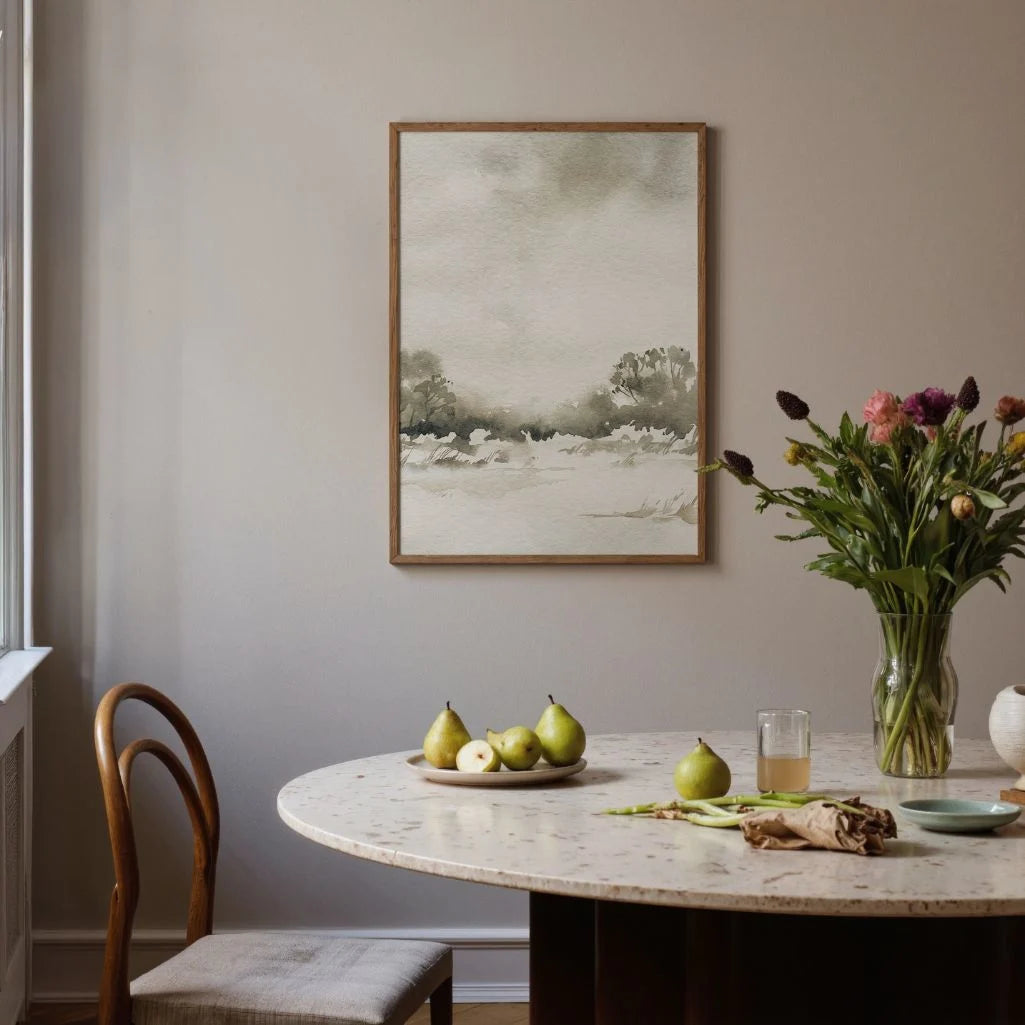 Watercolor Landscape Poster