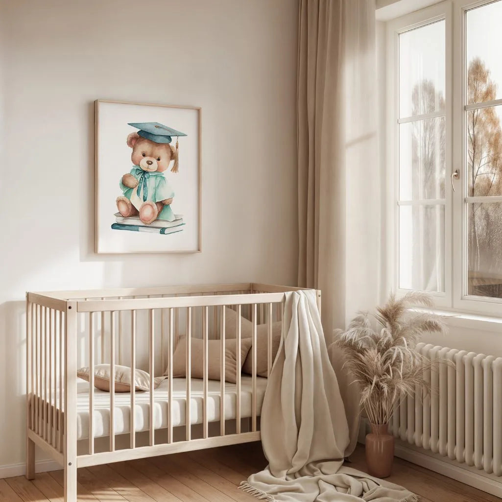 Graduation Bear Poster