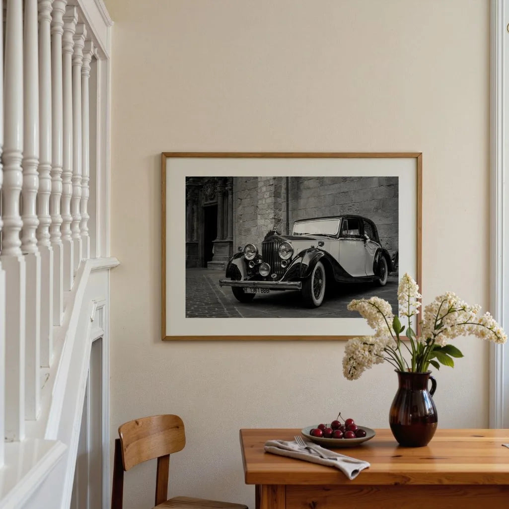 Retro Classic Car Poster