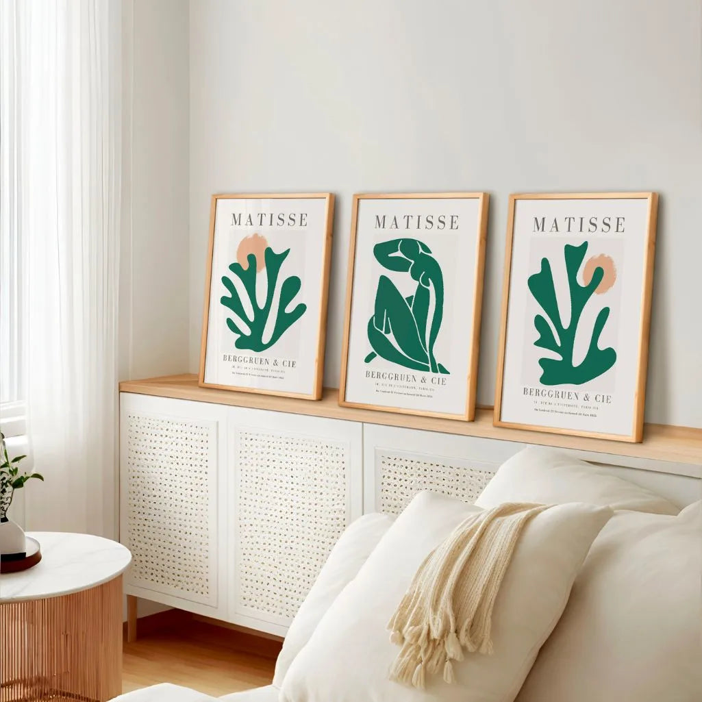 Henri Matisse Nu Vert – Set of 3 Posters