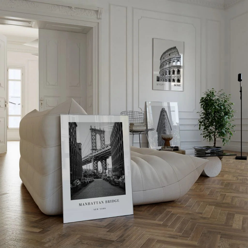 Manhattan Bridge Brooklyn View Poster