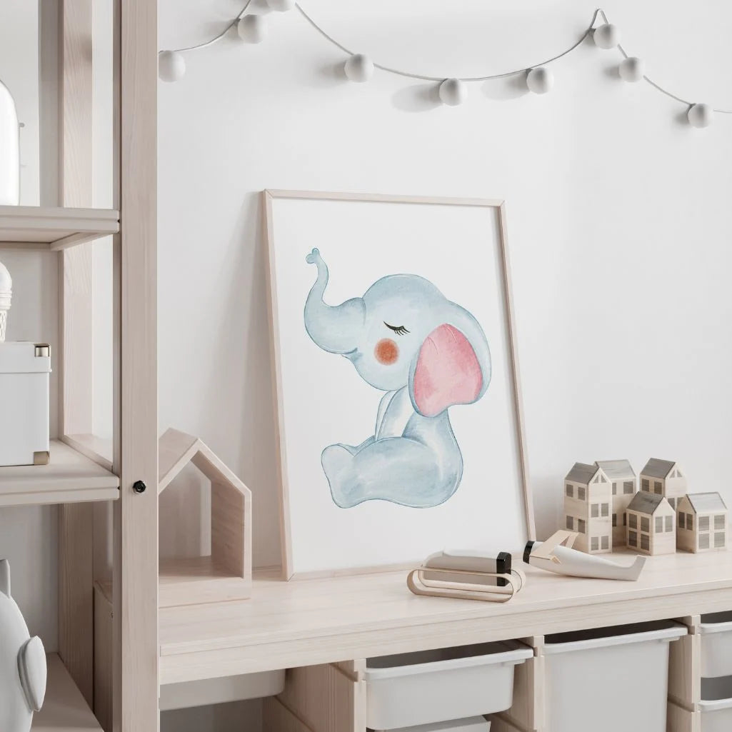 Baby Elephant Poster