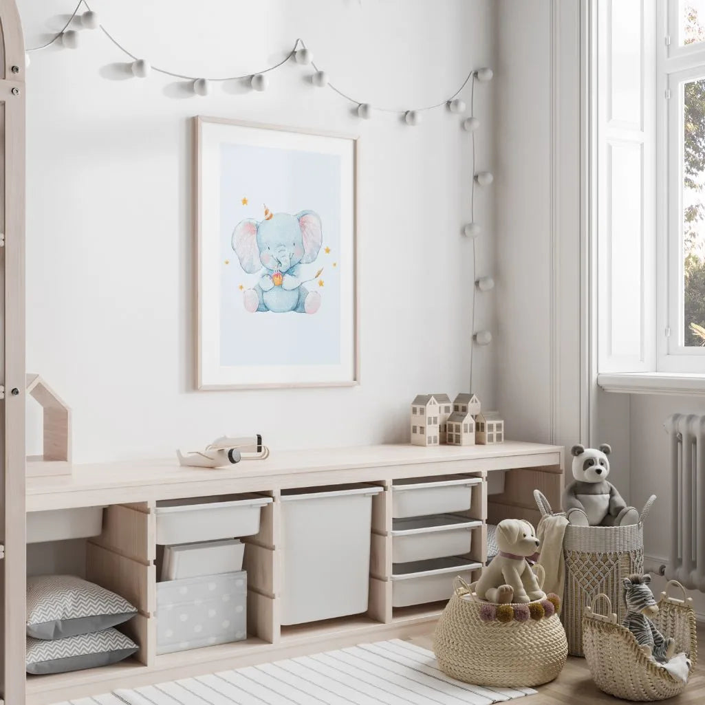 Birthday Elephant Poster