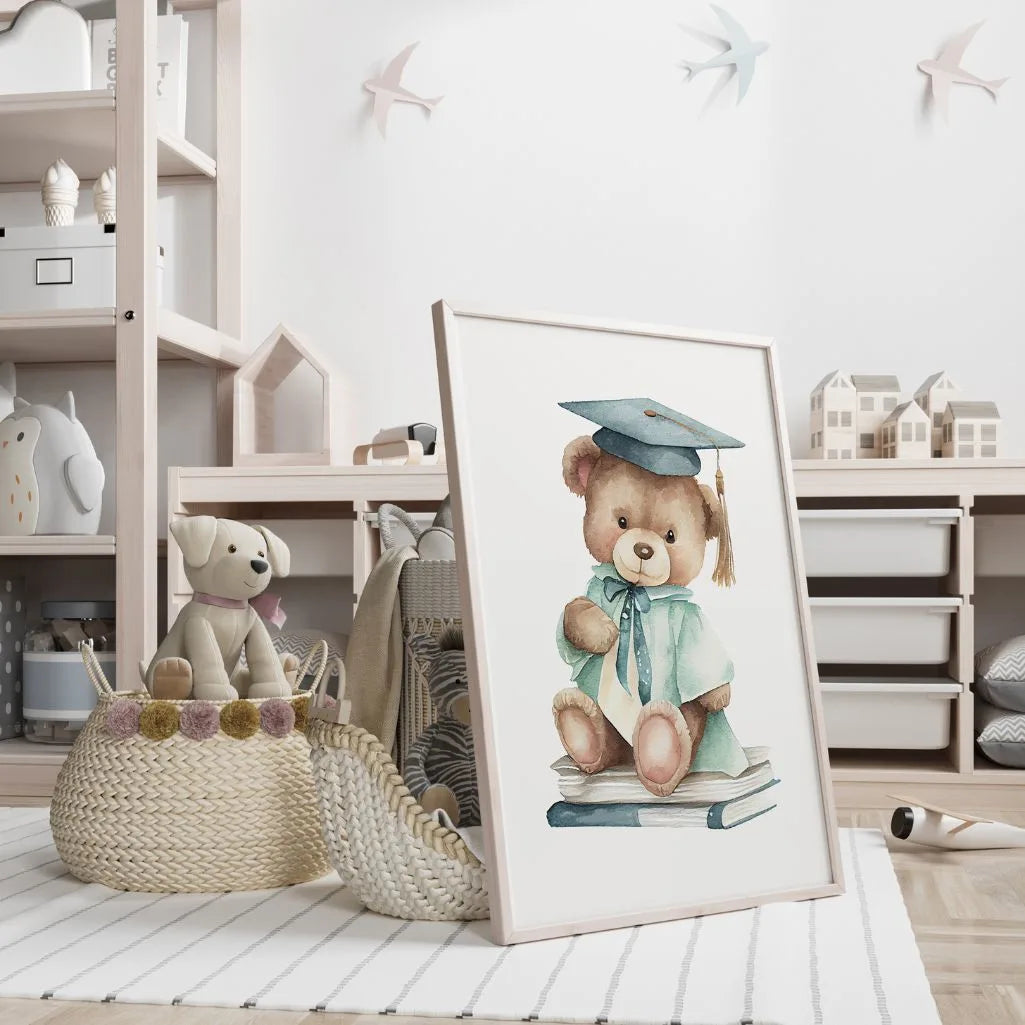 Graduation Bear Poster