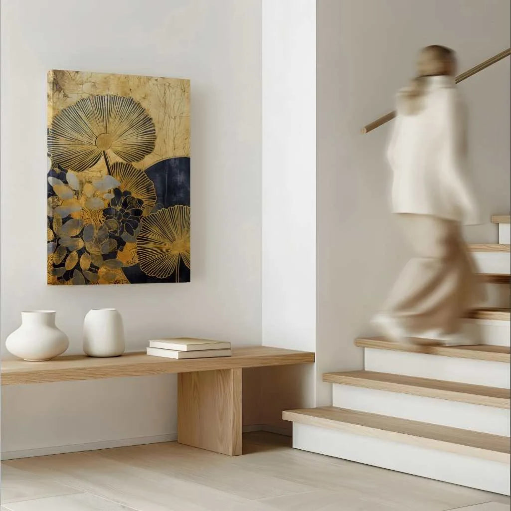 Canvas Print – Gold Botanical Art