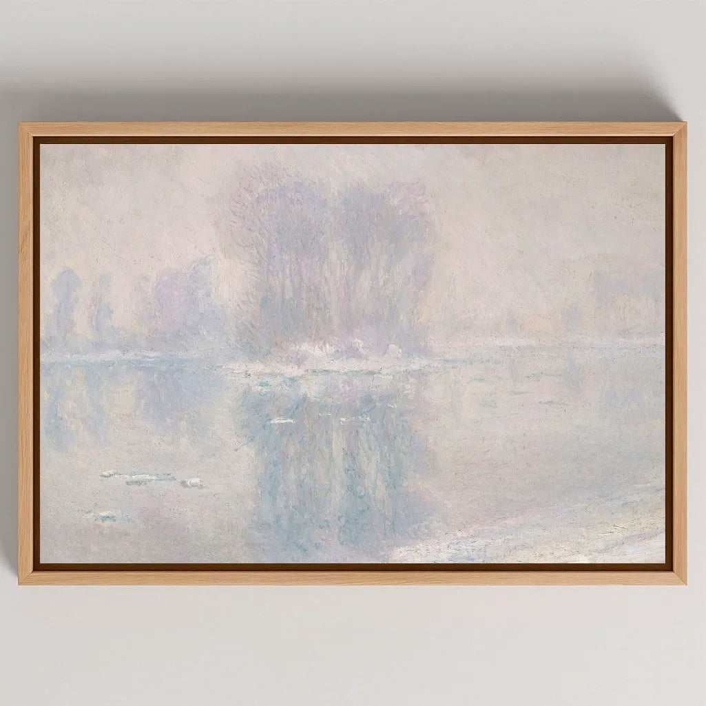 Framed Canvas Print Ice Floes