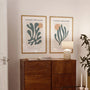 matisse poster set gallery wall green forms